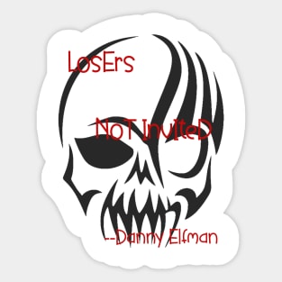 Losers not invited Sticker